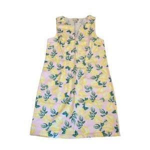 NWOT‎ Cynthia Rowley Sleeveless Cotton Lemon Sun Dress - Size 6